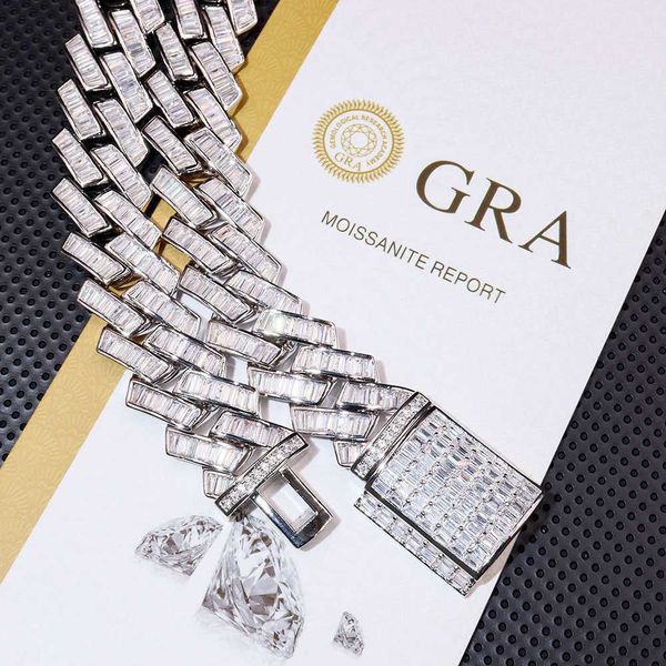 

high-end temperament exquisite light luxury accessories hip-hop21mm light luxury high-end 925silver, Silver