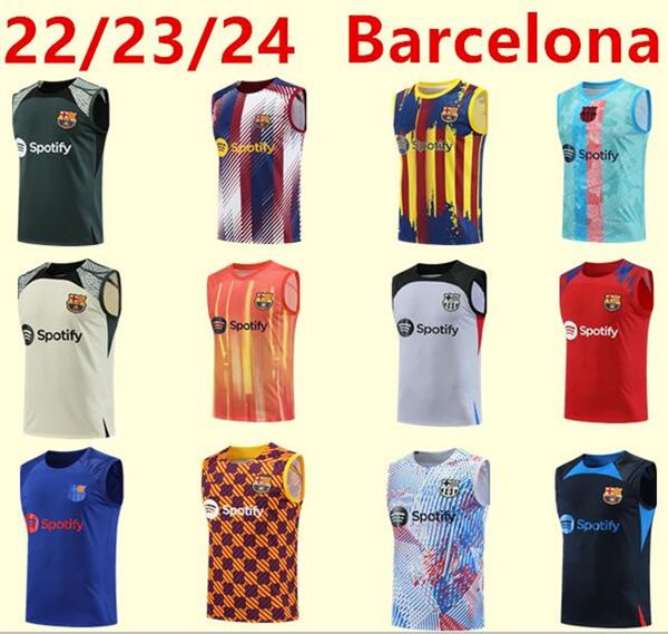 

23 24 men barcelona tracksuit football jersey polo barcelona set training jersey 2023 2024 mens short sleeve tank top, Black