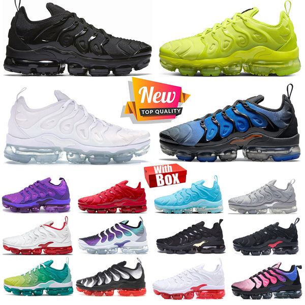 

2023 new designer tn plus 3 running shoes men women triple black white psychic university blue hyper jade midnight navy mens trainers sneake