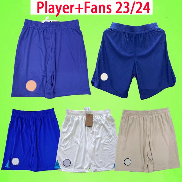 

23 24 cfc soccer shorts home away third nkunku lukaku mudryk fernandez pulisic sterling mount cucurella chilwell 2023 2024 football pants fa, Black;red