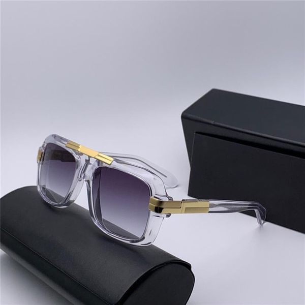 

vintage square sunglasses legends 663 crystal gold grey gradient sonnenbrille mens sunglasses glasses new with box246q, White;black