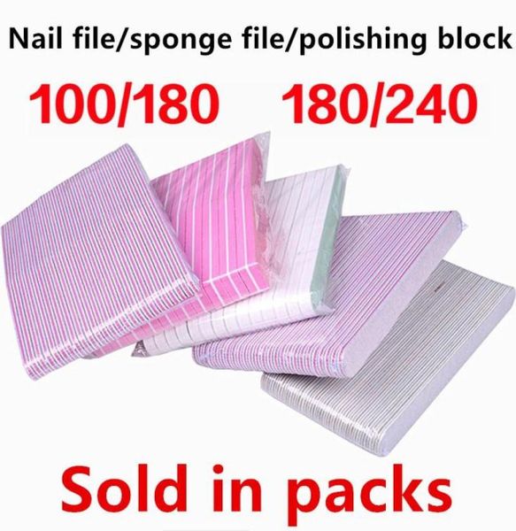 

nail files one pack file salon special sponge rub off polish tool thin sand strip block7503330