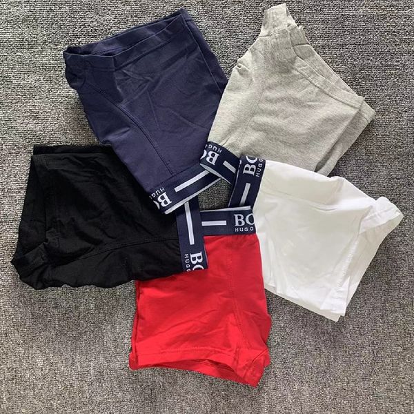 

underpants fashion letter printing boxershorts breathable cotton men's underwear 3d pouch shorts seamless male boxer pants 230821, Black;white