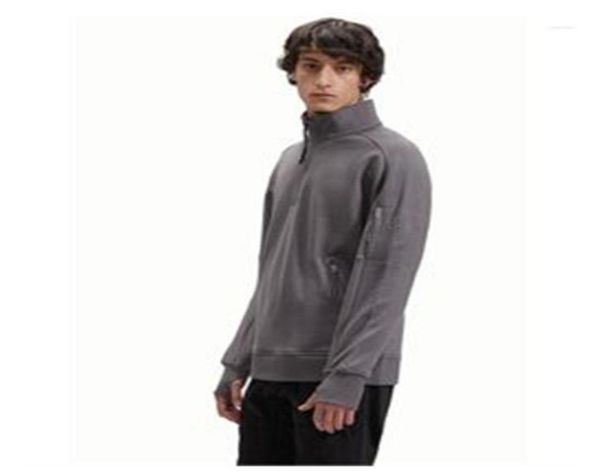

men039s hoodies turndown collar men long sleeve halfzipper sweatshirts casual clothes cp men039s8562535, Black