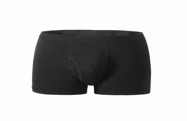 

stretch satin underpants shorts middle waist plain seamless men039s panties underwear9869578, Black;white