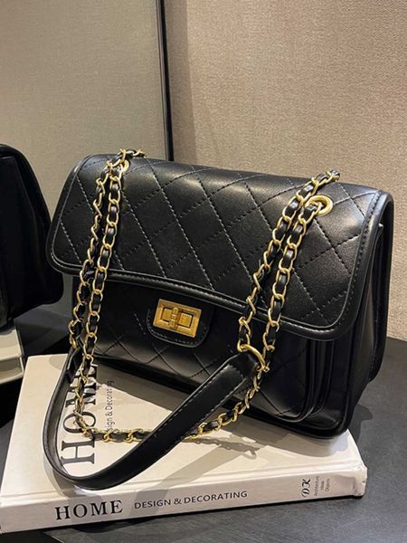 

classic diamond chain crossbody bag fashion ladies shoulder small square bag 0822