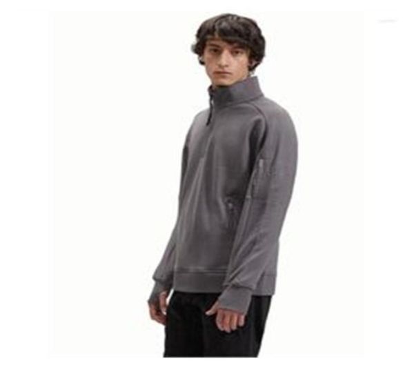 

men039s hoodies turndown collar men long sleeve halfzipper sweatshirts casual clothes cp men039s2873757, Black