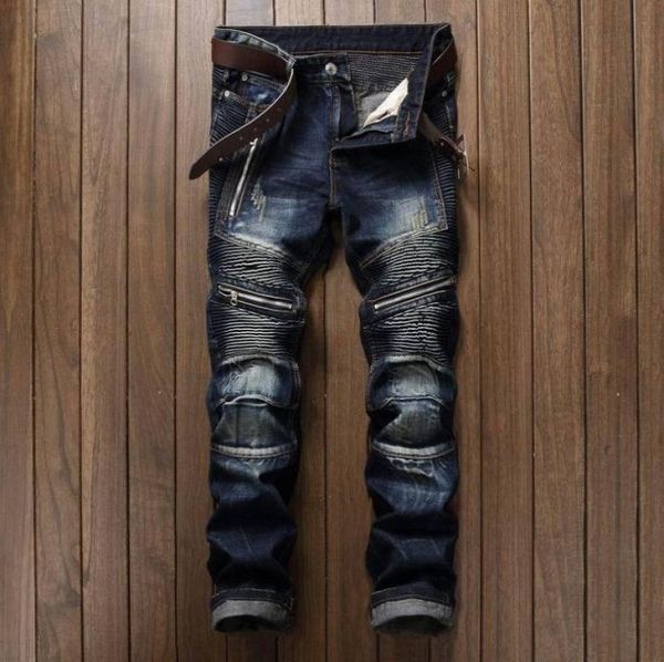 

men039s jeans plus size 3038 fashion 2021 denim classics slim designer pants clothing7956583, Blue