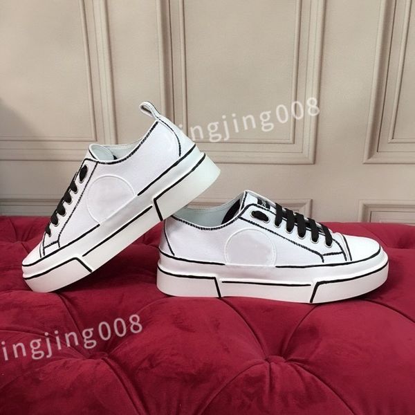 

new sneakers designer shoes multicolor sneakers beige men trainers vintage ladies casual leather shoes sneaker with size 39-45 hc210803, Black
