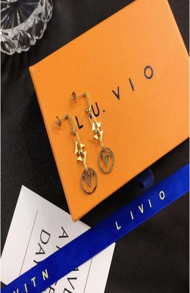 

charm gold earrings women039s letter earrings luxury chain earring designer jewelry love gift wedding party accessories popular1994001, Golden;silver