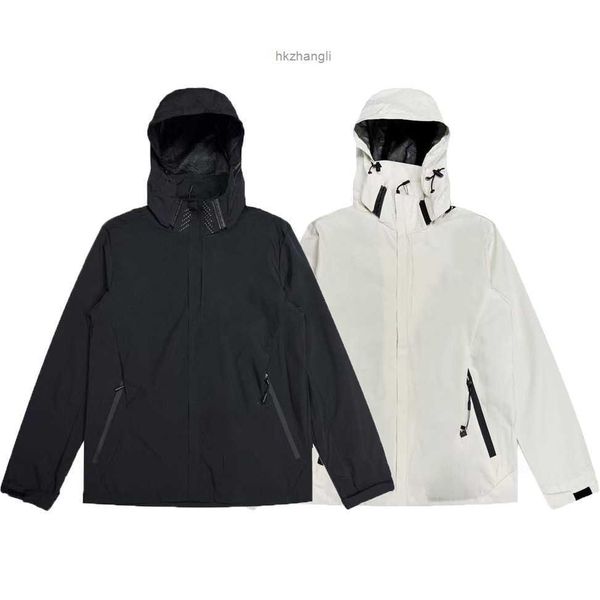 

2023 jackets for men spring and fall men's casual jacket with windbreaker jacket 3m reflective patch black white couples waterproof out, Black;brown
