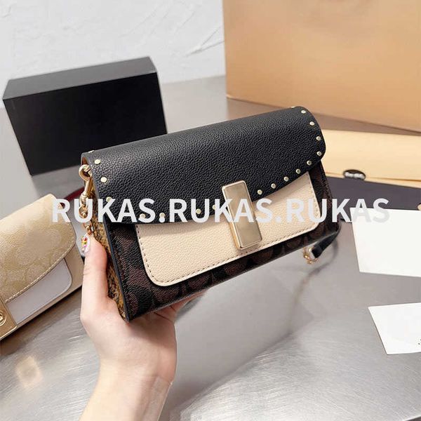 

fashion crossbody bag printed chain small bag europe and america single shoulder crossbody bag small bag hand bag envelope studded printed c
