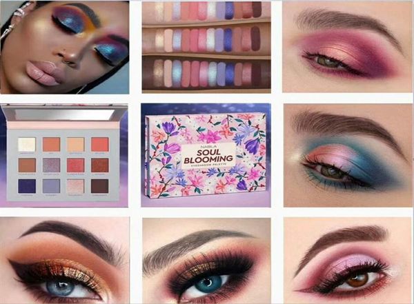 

makeup nabla soul blooming 12colors eyeshadow palette shimmer matte eye shadow drop 241j5330088