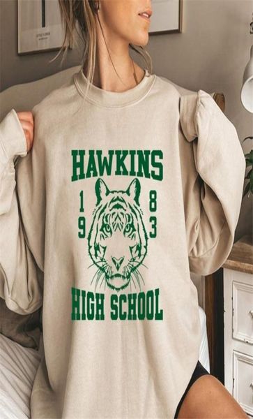 

womens hoodies sweatshirts vintage hawkins high school sweatshirt stranger things inspired sweatshirts men women streetwear hoodie2890984, Black