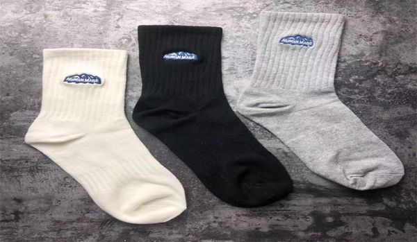 

grey black white sock women men cotton basketball socks6898266