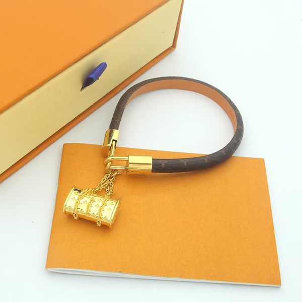 

luxury bracelet designer bracelet for women leather bracelets woman jewelry for womens charm bracelet bangle brand jewelry christmas gift fa, Golden;silver