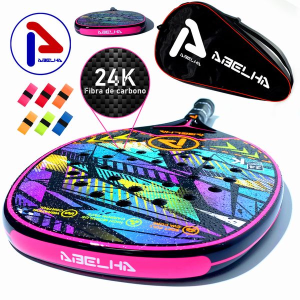 

squash racquets abelha 24k carbon fiber beach racket kit with backpack high end tennis 230821