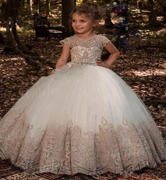 

2020 ball gown flower girls dresses for girls first communion dresses communion party prom princess pageant3125530, White;blue