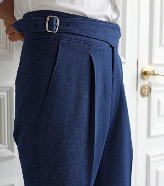 

dress pant men formal wear business office trouser solid color pants4261419, Black