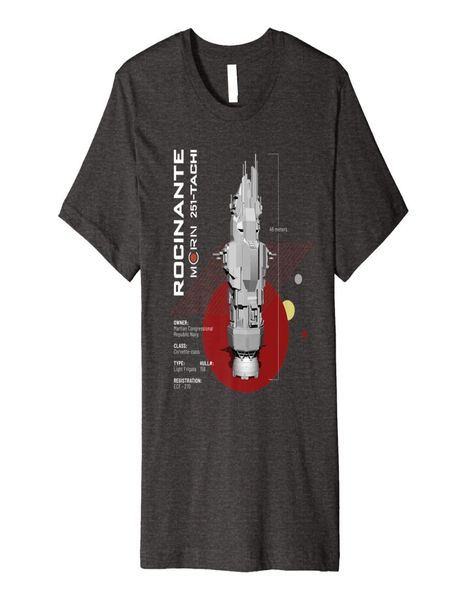 

the expanse rocinante ship premium tshirt01234567895583172, White;black