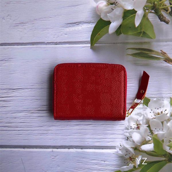 

women luxurys designers short wallet wristle handbag bag lady purse passport id credit card holder cowhide clutch wallet pu leathe317s, Red;black