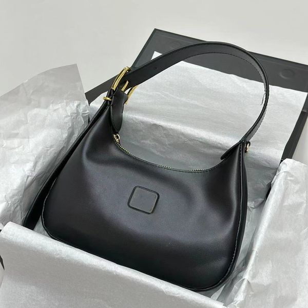 

luxury tote bag leather triangle half moon bag underarm shoulder bags massager crossbody handbag miui 23ss hobo women designer handbags cowh