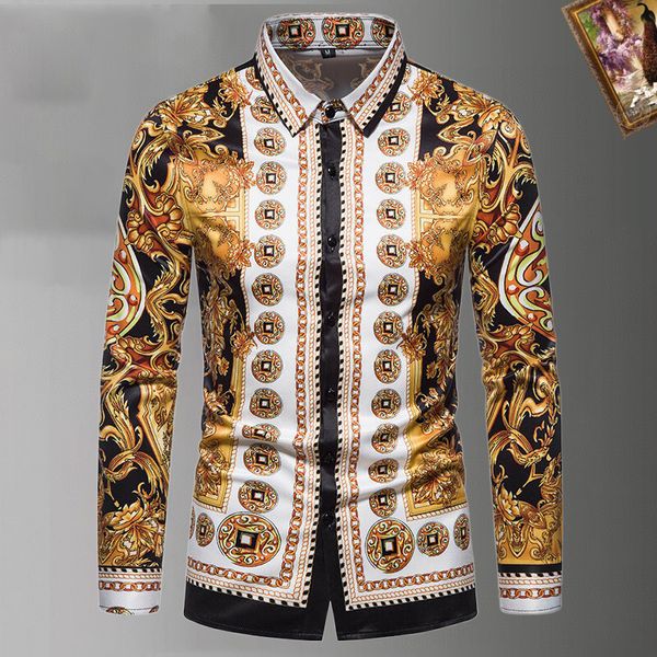 

2023 mens shirt luxury designer fashion trend wear long sleeve business casual brand spring slimming -3xl #014, White;black