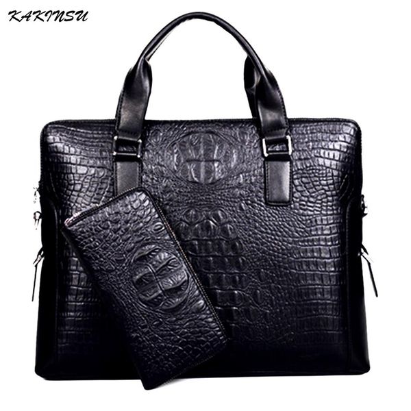 

kakinsu men messenger bags genuine leather bag men briefcase designer handbags famous brand business men bag171z