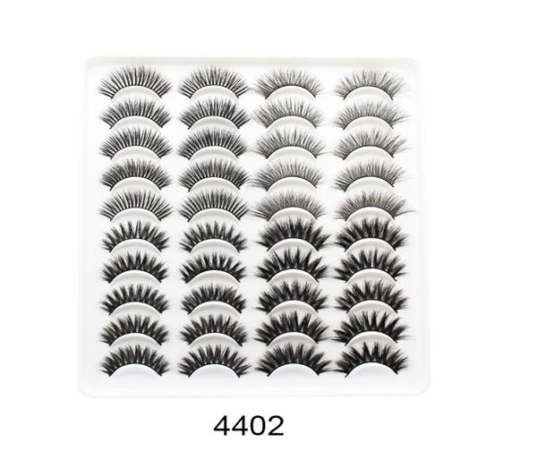 

new whole eyelashes 20 pairs faux 3d mink lashes natural false eyelashes makeup cilios thick mink eyelashes8247180