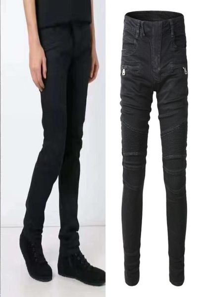 

black biker denim jeans for man big size 40 stretch cotton trim fit7898293, Blue