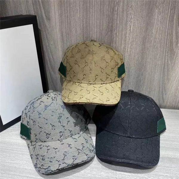 

2023 New Classic Letters Ball Cap Canvas Featuring Men Baseball Caps Designer Hat Luxury Women Adjustable Snapbacks Hats, With box