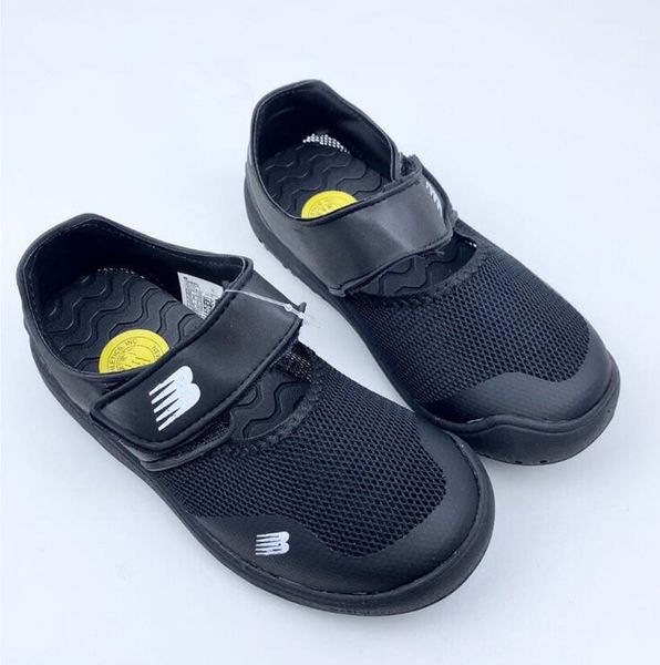 

2023 Summer Kids Shoes NB 23 Sandals Fashion Black Pink Yellow Beige Color High Quality Slides Kids Sandals Pretty, Brown