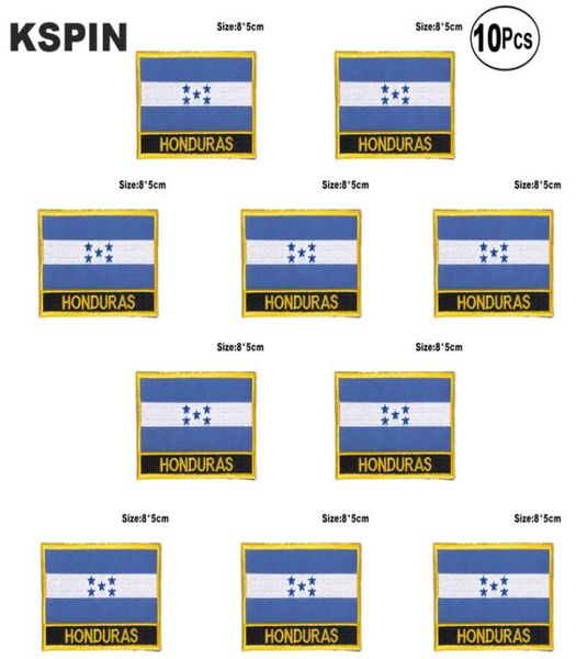

honduras flag embroidery patches iron on saw on transfer patches sewing applications for clothes in homegarden8418714, Black