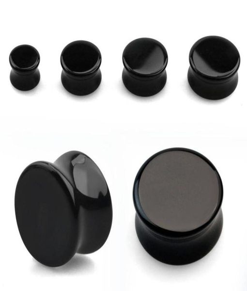 

black flared ear plug acrylic flesh tunnel piercer fashion body piercing jewelry ear expander tattoo punkrock bigger size 30mm2028847, Slivery;golden