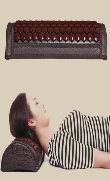 

massager nursing neck stone pillow tourmaline cervical pillow health cushion maifan stone rebound cotton health cushion6631680