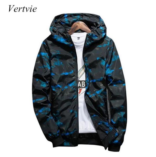 

vertvie men running jacket 2020 men camouflage jackets mens tracksuit fitness coat hooded zipper leisure outerwear plus size 4xl297524948, Black;red
