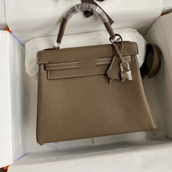 

Totes designer bag bags designer women bag cross body bag incess Woman Shoulder Bags Handbag Genuine Leather togo Espom Designer 25cm 28cm Lady Tote palm Fashion bag, Black