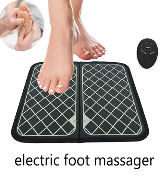 

electric ems foot massager pad feet muscle stimulator foot massage mat improve blood circulation relieve ache pain health care3694698