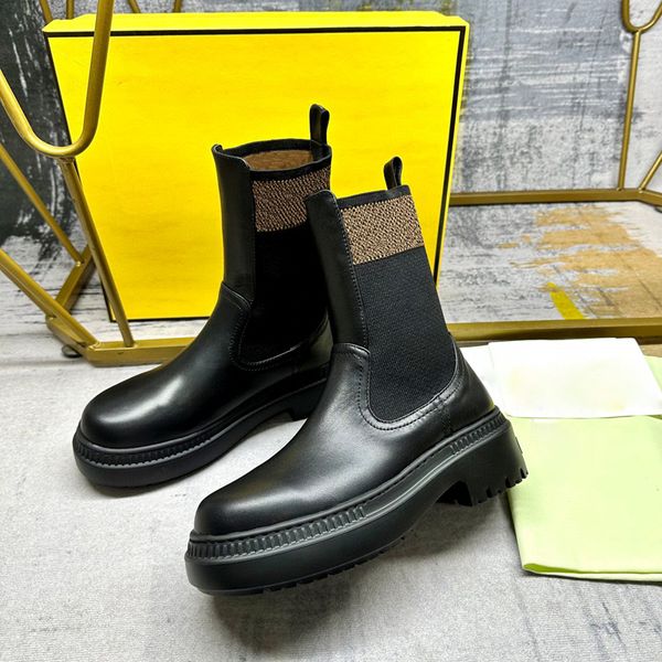 

designer women beaubourg ankle boots shoes winter bootes ladies girls silk cowhide leather high womens flat ankled boot large size 35-42, Black