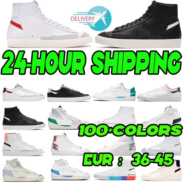 

designer shoes blazer mid 77 vintage running shoes for men women blazers black white ghost pine green platform trainers designer sneakers ou