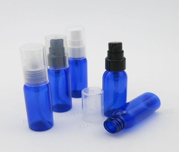 

30ml cobalt blue pet lotion pump cream bottle 1oz blue shampoo cosmetic container 50pcslot5815491