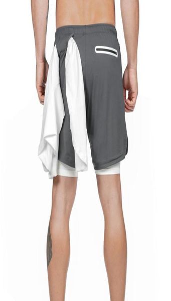 

2020 summer mens quickdrying sport shorts casual breathable camouflage print double layer running fitness gym shorts plus size9591427, White;black