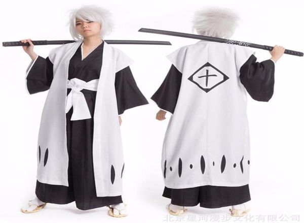 

theme costume anime bleach cosplay costume kyouraku shunsui kenpachi zaraki white cloak coat captain cloak no black kimono5248909, Black;red