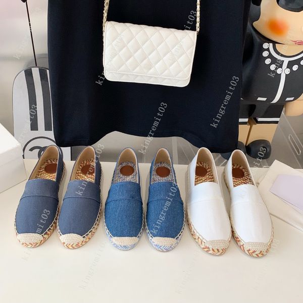 

designer casual shoes piia sneakers flat bottom straw woven loafers womens knit shoes fashion fisherman shoes denim mules, Black