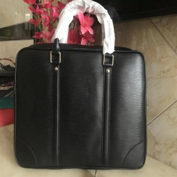 

new b brand mens business bag man briefcase brand name leather men bag genuine leather purse designer shoulder bag big si181z