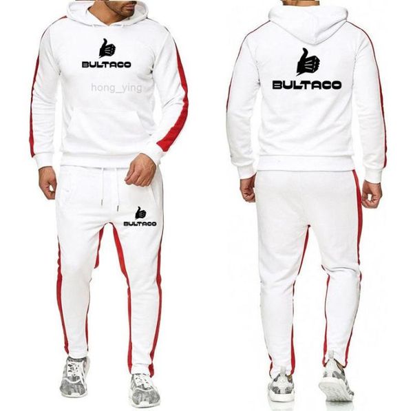 

tracksuits selling men039s bultaco autumn comfortable casual style printmen solid color long sleeve leisure elasticity fabrics 2416300, Gray