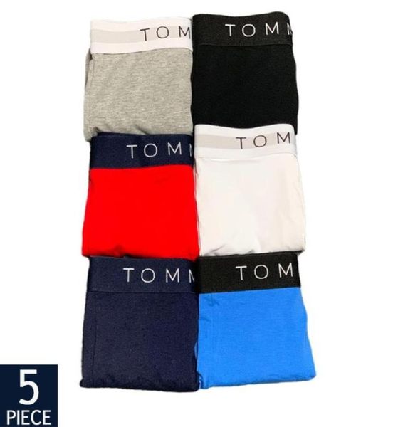

underpants 5pcslot men soft boxers underwear seamless shorts u convex designer breathable cotton boxer panties9921164, Black;white