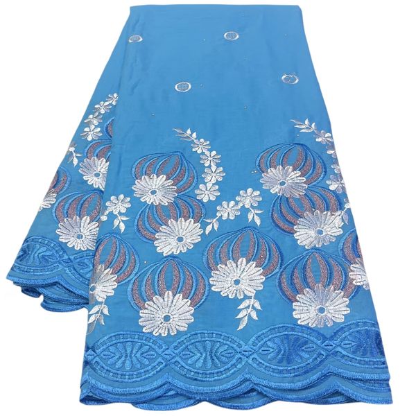 

swiss cotton with rhinestones 5 yards african women birthday party lace fabric dress textile lady evening cloth nigerian female wedding cost, Black;white