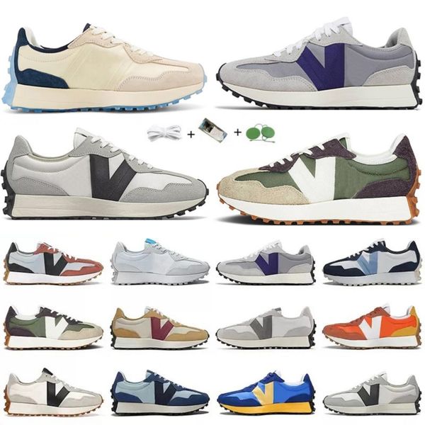 

327 sea salt new balances 327 casual shoes turtledove moonbeam outerspace white green team red blue black gum mens womens designer sneaker j