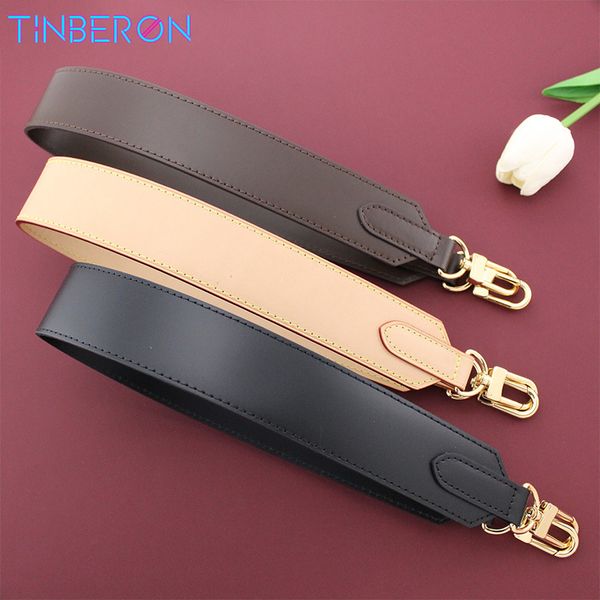 

bag parts accessories tinberon shoulder strap for luxury bag replacement cow leather wide bag strap handbag accessories women bag belt strap, Black